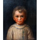 # Alexander Strahan BUCHANAN (1870-1956) Portrait of Alexander Norman Buchanan Aged 3 Oil on board