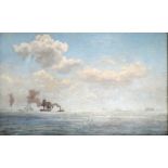 William Henry SNAPE (1862-1904), Outward Bound Spithead, Oil on canvas, Signed and dated 91 lower