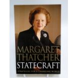 THATCHER Margaret - Statecraft (Strategies for a Changing World), paperback edition, signature