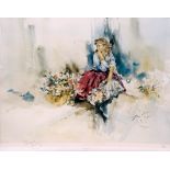 # Gordon KING (b. 1939) My Fair Lady Lithograph Signed and numbered 2/500 in pencil Framed and