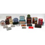 A quantity of mid to late 20th century tins - various makes and retailers (qty).