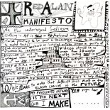 # Sir Grayson PERRY (b. 1960) Red Alan Manifesto Silkscreen on paper Framed and glazed Picture