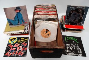 A collection of approximately one hundred and fifty 45rpm records - 7' singles, mixed artists from