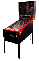 An AC/DC themed Premium pinball machine - designed by Steve Ritchie, programmed by Lyman Sheats