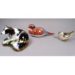 A Royal Crown Derby limited edition paperweight - 'Border Collie', 488/2500, signed to base, boxed