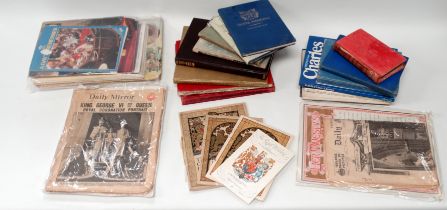 A quantity of Royal Commemorative volumes - including 1937 and later Coronation albums, other