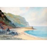 George TREVOR (British 19th/20th Century) Clovelly Watercolour Signed lower left Picture size 24 x