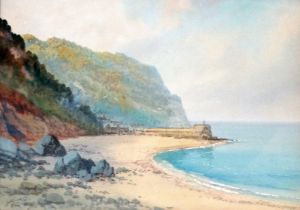 George TREVOR (British 19th/20th Century) Clovelly Watercolour Signed lower left Picture size 24 x