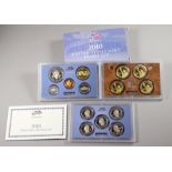 A 2010 United States Mint fourteen coin proof set - boxed.