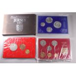 Bailiwick of Jersey - 900 year commemorative set of three coins, together with five other various
