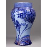 William Moorcroft for James MacIntyre Florianware baluster vase - Florian Lilac pattern,