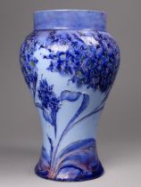 William Moorcroft for James MacIntyre Florianware baluster vase - Florian Lilac pattern,