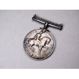 A WWI George V war medal - for 108465 PTE H. GRINGER, Liverpool Regiment.