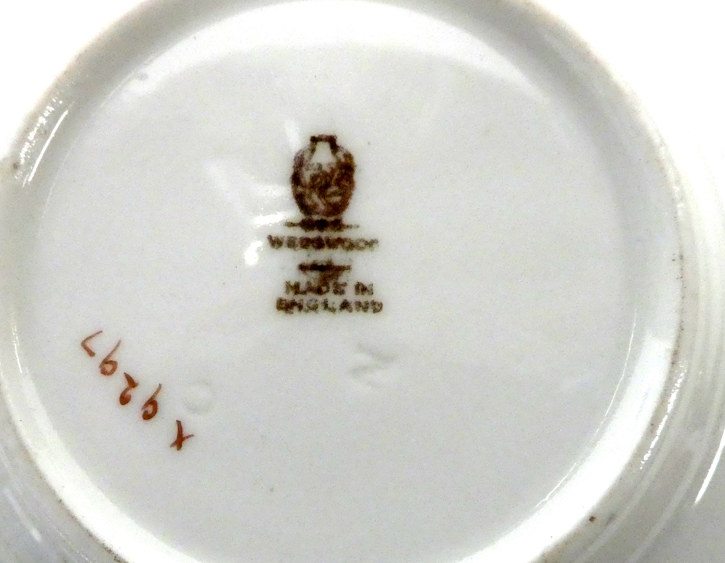 A Wedgwood coffee service for six - blue and white decorated with bucolic scenes, comprising six - Image 6 of 6