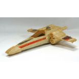 A Kenner Products X-Wing Fighter - with lockable X-wing mechanism and decals.