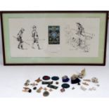 Robert BADEN-POWELL (British 1857-1941) Scouting Sketches Lithograph, limited edition, signed in