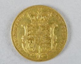 A George IV full sovereign - dated 1825