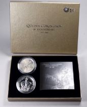 A Royal Mint Queens Coronation 60th Anniversary 1953-2013 coin set.