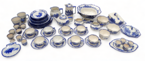 A Royal Doulton Norfolk pattern part tea and dinner service - broadly six place settings including a