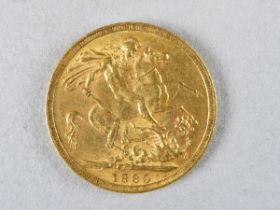 A Victorian full sovereign - dated 1889