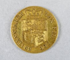 A George III half sovereign - dated 1818