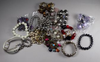 Twenty costume jewellery bracelets