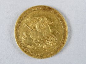 A George III full sovereign - dated 1820