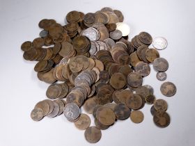 A quantity of young head Victorian coinage.