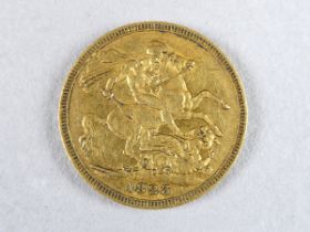 A George IV full sovereign - dated 1823