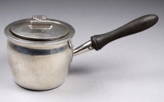 A silver inkwell modelled as a saucepan - Birmingham 1924, Williams (Birmingham) Ltd, height 4cm,