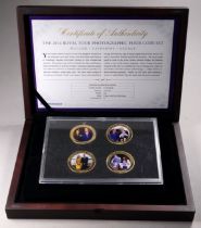 The 2014 Royal Tour Photographic four coin set.