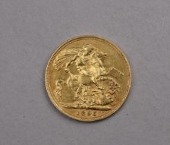 A Victorian sovereign - dated 1895, Sidney mint