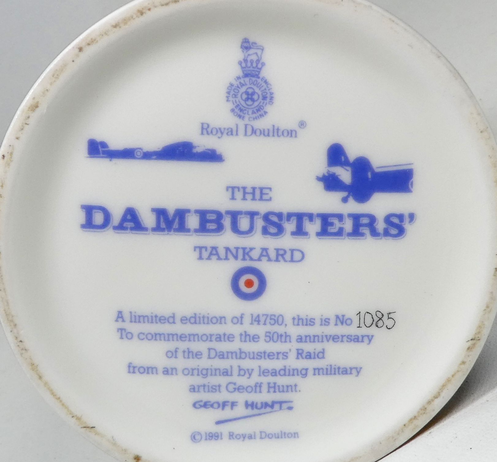 A Royal Doulton commemorative tankard - The Battle Of El Alamein, with certificate, together with - Image 6 of 7