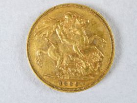 A Victorian full sovereign - dated 1885