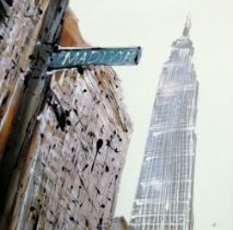 # Paul KENTON (British 20th/21st Century) Madison Avenue Giclee on canvas 9/95 With certificate of