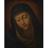 Anonymous (17th century): painting (o/c) 'Madonna' (45x36cm) (*)