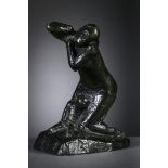 Jozef CantrÈ (posthumous): bronze statue 'la maternitÈ' (31x25x23cm)