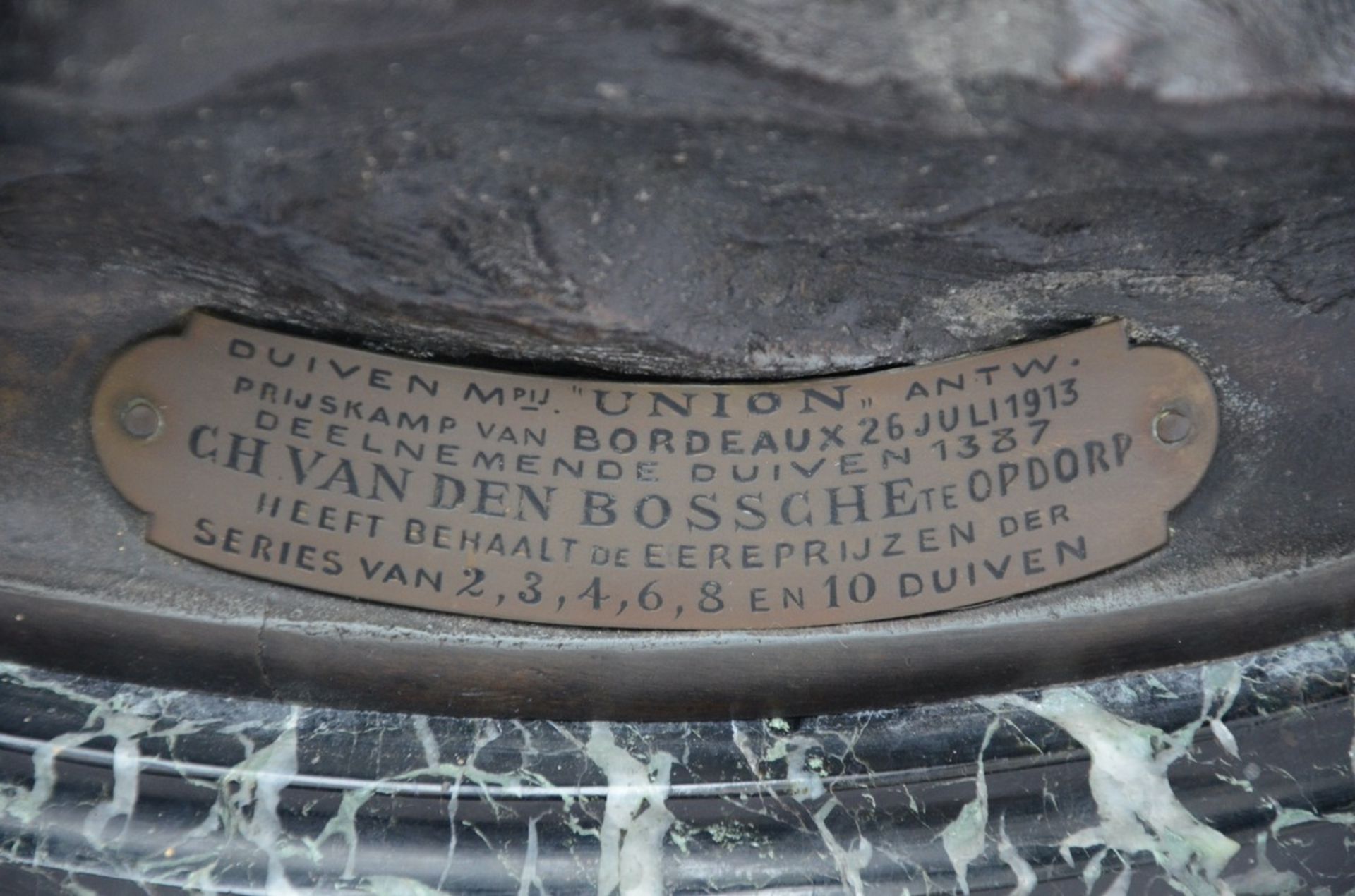 Domenech en Pfeffer: a statue in pewter 'Char de la victoire' (63x68x29cm) (*) - Bild 3 aus 5
