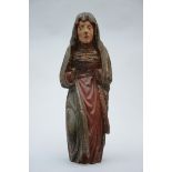 Wooden statue 'Madonna' (h57cm) (*)