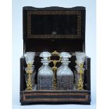 Napoleon III liquor cellar (26x31x29cm) (*)