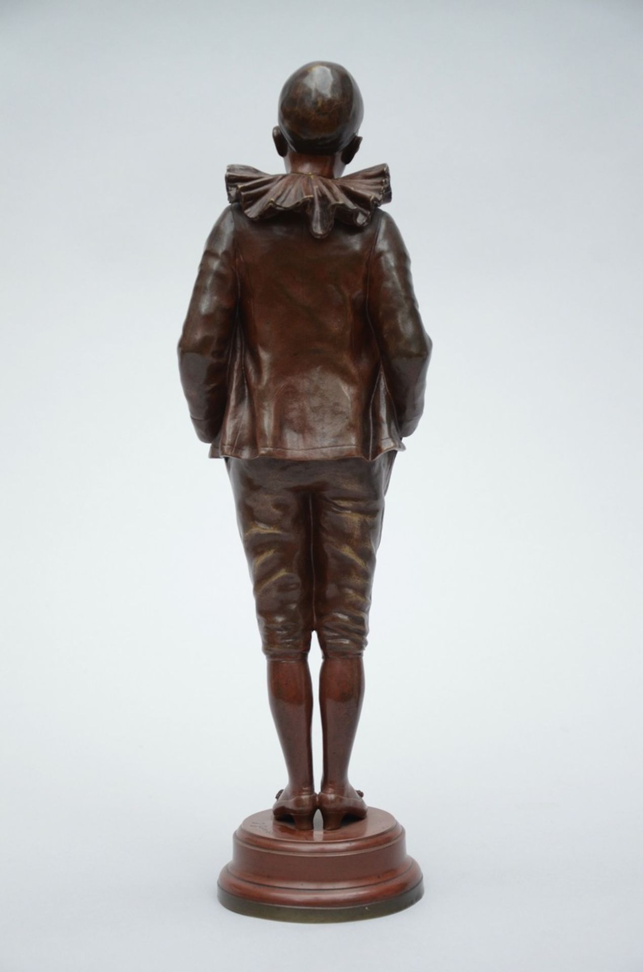 Jean Garnier: bronze sculpture 'l'enfant prodigue' (h43.5cm) (*) - Image 3 of 4