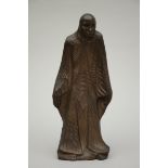 Luc Van Parys: bronze sculpture 'figure' (h45cm)