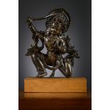 A fine bronze statue 'Achala', Nepal 16th century (h 16.5 cm)