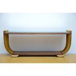 Art Deco coffee table (58x150x42cm)