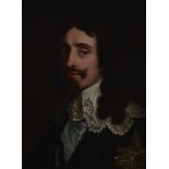 Anonymous (17th century): painting (o/c) 'Portrait of King Charles I' (58x43cm)