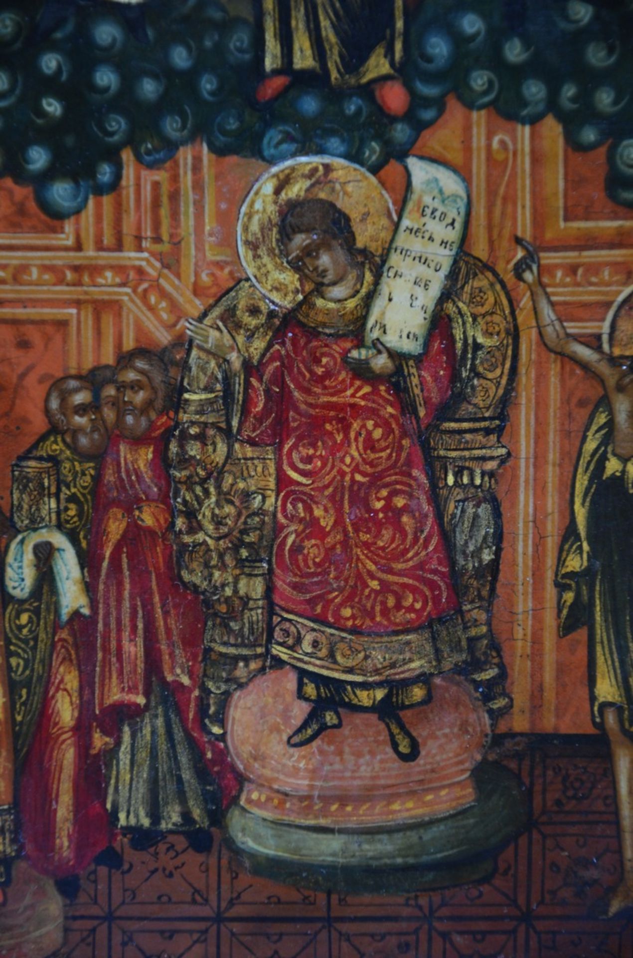 Russian icon 'Saint Nicholas' (39x33cm) - Image 4 of 5
