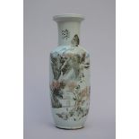 Chinese vase 'landscape', Republic period (h 60 cm) (*)