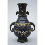 Chinese cloisonne vas 'archaic decoration' (h30cm)