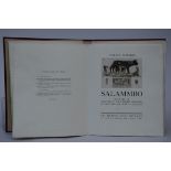 Book: 'Salammbo' by Gustave Flaubert with engravings by William Walcot (31.5x25.5cm)