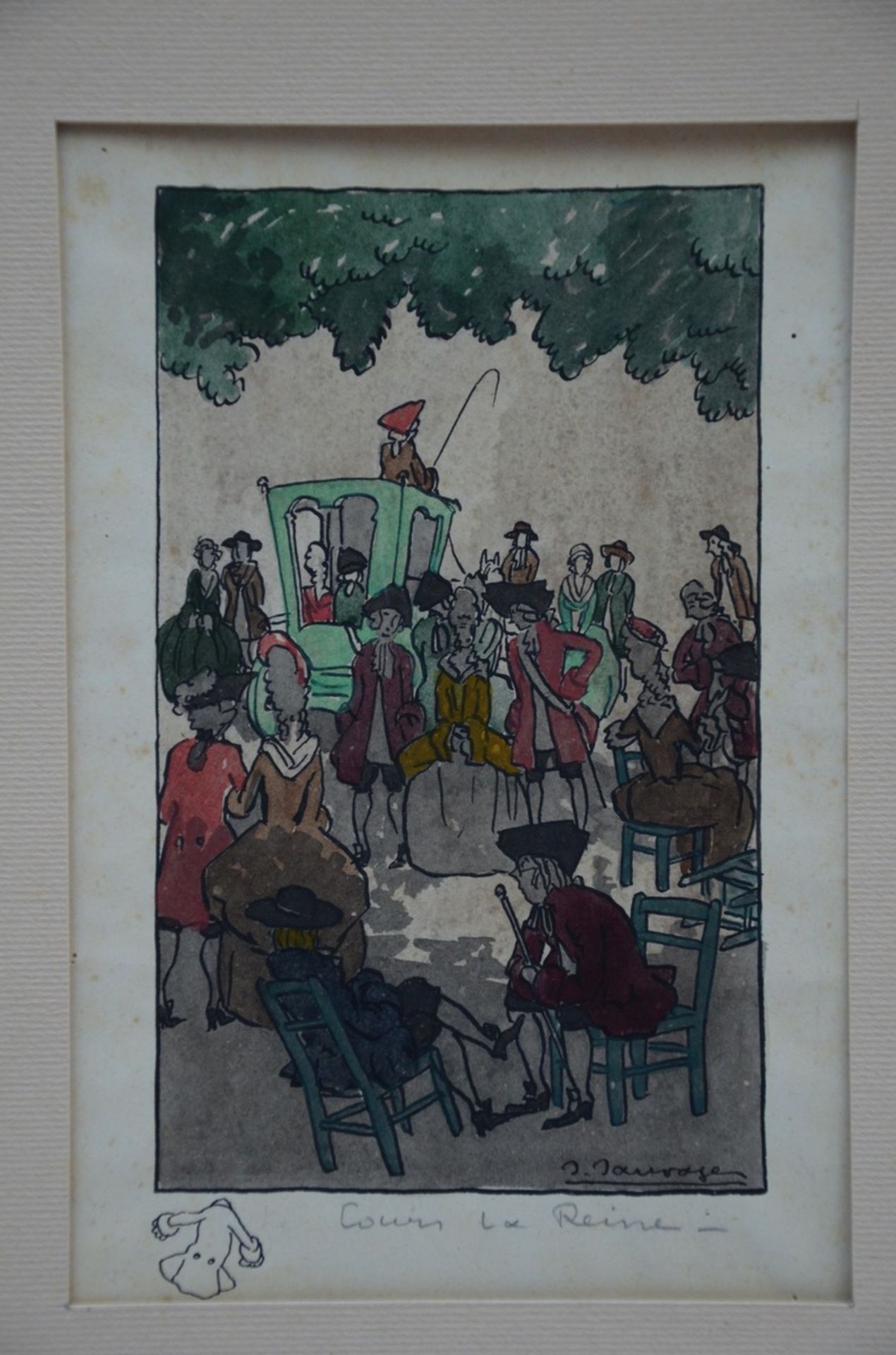 Book: 'En marge de Anatole France' by Sylvain Sauvage, copy nr. 9 (30x24cm) - Image 3 of 4